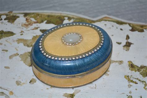 round metal enameled box 84|Enamel Trinket Box for sale .